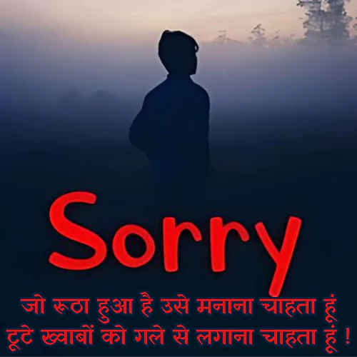 Sorry Shayari for Friend