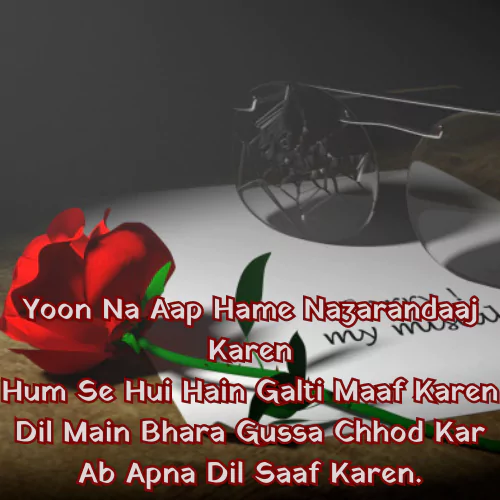 Sorry Shayari in English